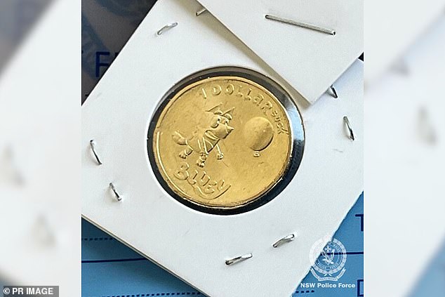 It is reported that 63,000 limited edition Bluey $1 coins produced by the Royal Australian Mint were stolen from a warehouse in Sydney's western suburb of Wetherill Park on July 12.