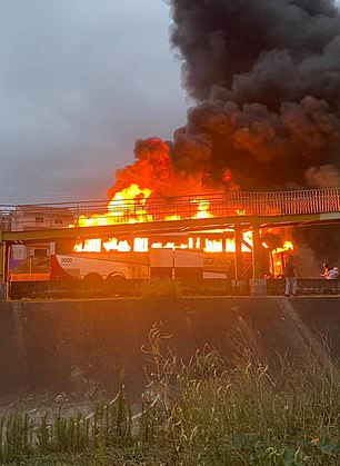 Cruzeiro's fan bus was attacked on Sunday