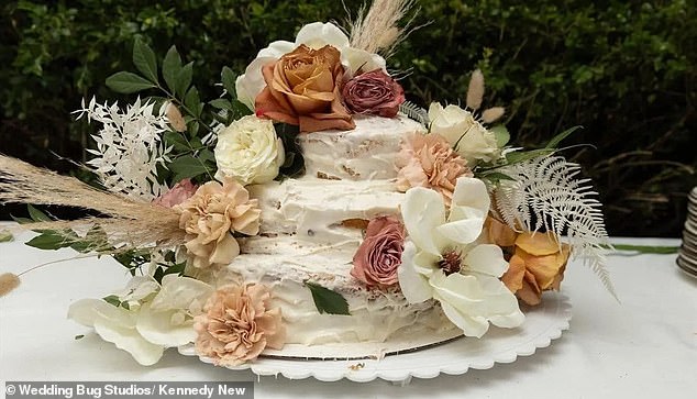 Lauren Franken, 36, claims her wedding cake was made from Pillsbury cake mix and most of the 'cold' and 'raw' food was served an hour late