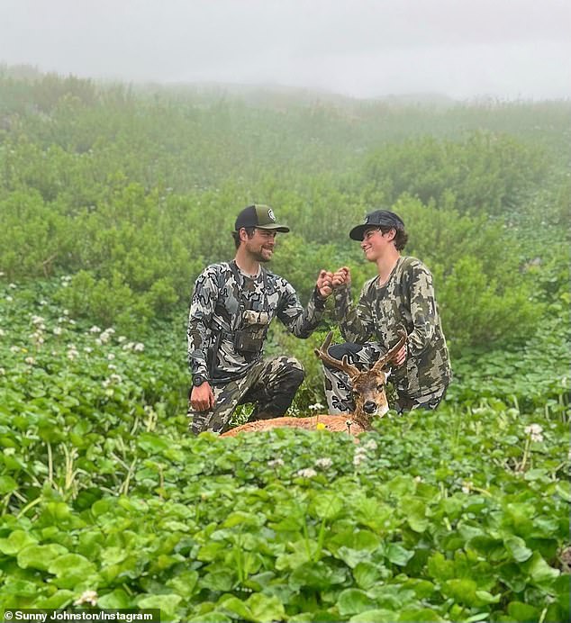 Two months ago, the 15-year-old (R, photo in 2023) texted his 34-year-old mother that he was moving to Alaska to be closer to his father Levi Johnston (L).