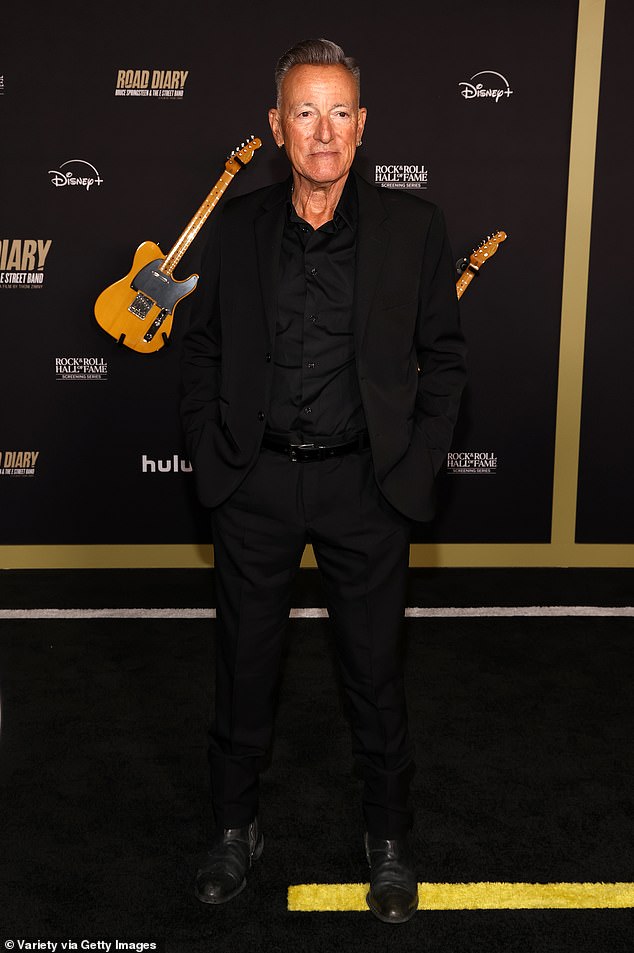 Bruce Springsteen was in great form on Monday evening at the premiere of the new documentary Road Diary: Bruce Springsteen & The E Street Band in Los Angeles