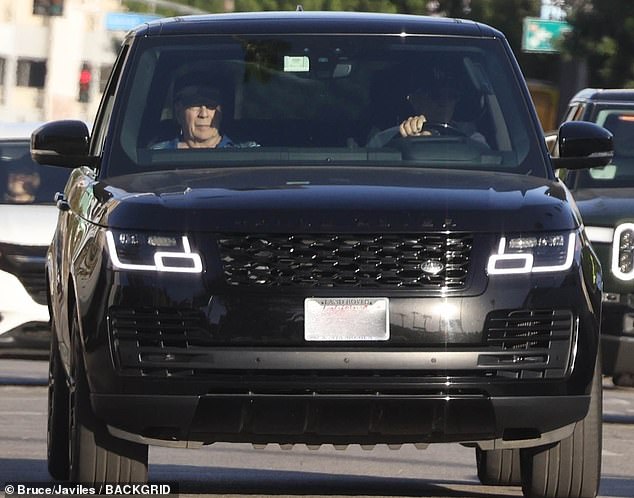 The 69-year-old was spotted this week driving through Studio City, which has become known as an enclave for those working in the entertainment sector