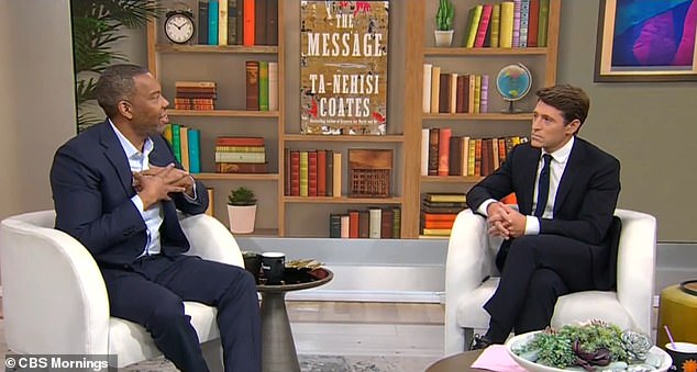 CBS Mornings co-host Tony Dokoupil (right) blasted author Ta-Nehisi Coates (left) for 