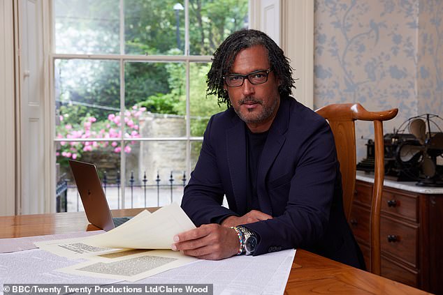 David Olusoga in the dining room of Grosvenor Mount House. 'A House Through Time: Two Cities At War hasn't really gotten going yet. Despite the opening promise to show us the Second World War from both sides, we didn't get any further than 1938...'