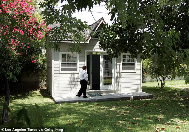 Pictured: An outbuilding on display. Many of them are no larger than 1,000 square feet and have one bedroom