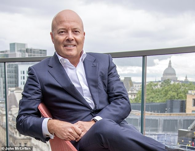 Budget concerns: Steven Fine (pictured), boss of city estate agent Peel Hunt, has warned that increasing capital gains tax will strangle investment