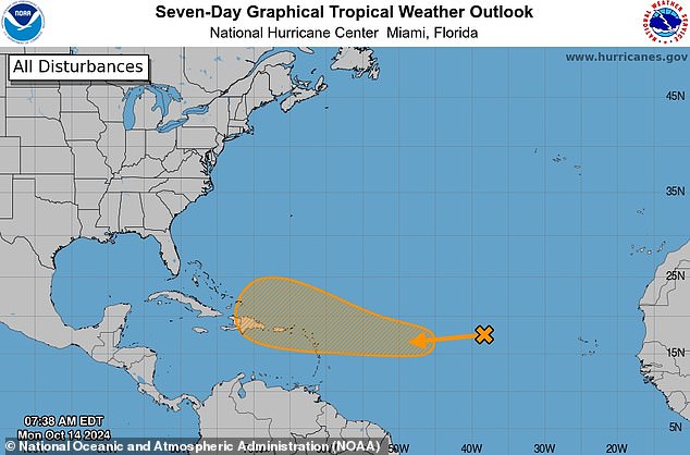 A tropical depression is making its way toward Florida and could be upgraded to a hurricane in the coming days