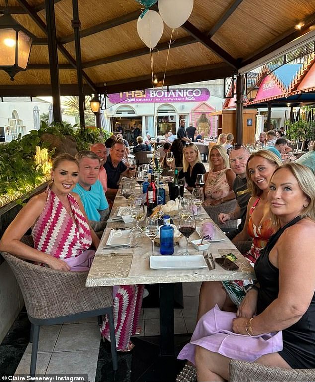 Earlier this month, after both appearing on Dancing On Ice in January, the couple celebrated Ricky's 46th birthday with family and friends in sun-drenched Tenerife.