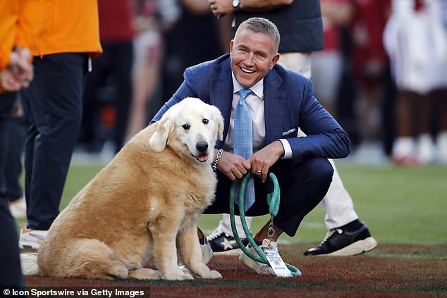 Kirk Herbstreit announced earlier this week that his dog, Ben, did not travel with him to California after his latest treatment for leukemia