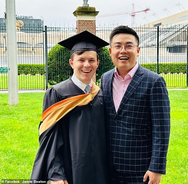 Jamie Beaton, 29, (left) a Rhodes scholar and entrepreneur from New Zealand, is credited with knowing the secret to getting kids, as young as 11, into elite colleges, including Harvard