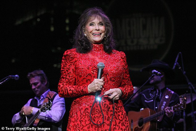 Loretta Lynn's grandson, Ethan Lyell, has officially put his lakeside mansion in Dallas, Texas back on the market for $6.95 million; seen in 2015 in Nashville