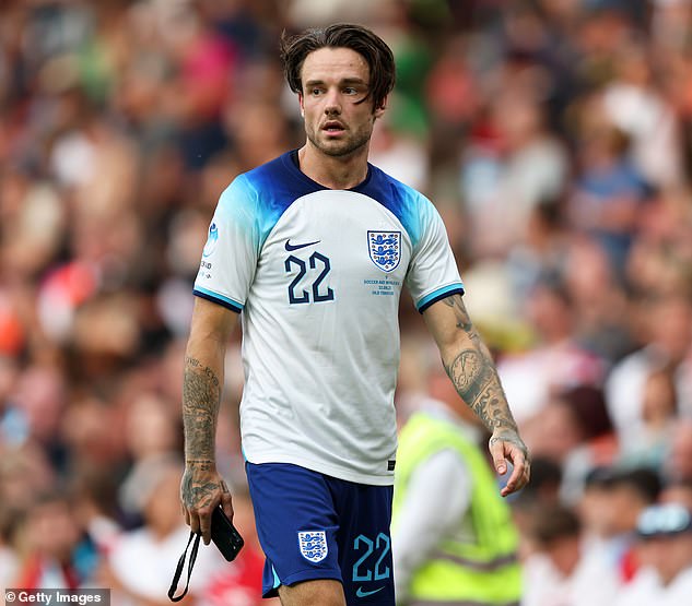 English DJ Joel shares his shock at the singer's death and talks about his first meeting with Liam when they both took part in Soccer Aid in 2023 (Liam is pictured during the match)