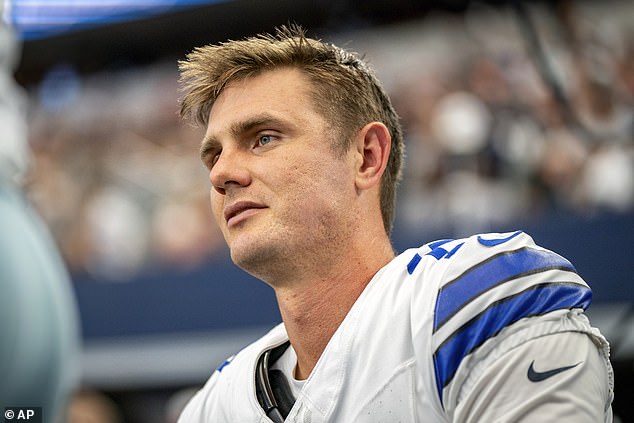 Dallas Cowboys kicker Brandon Aubrey missed Wednesday's practice due to a civic duty