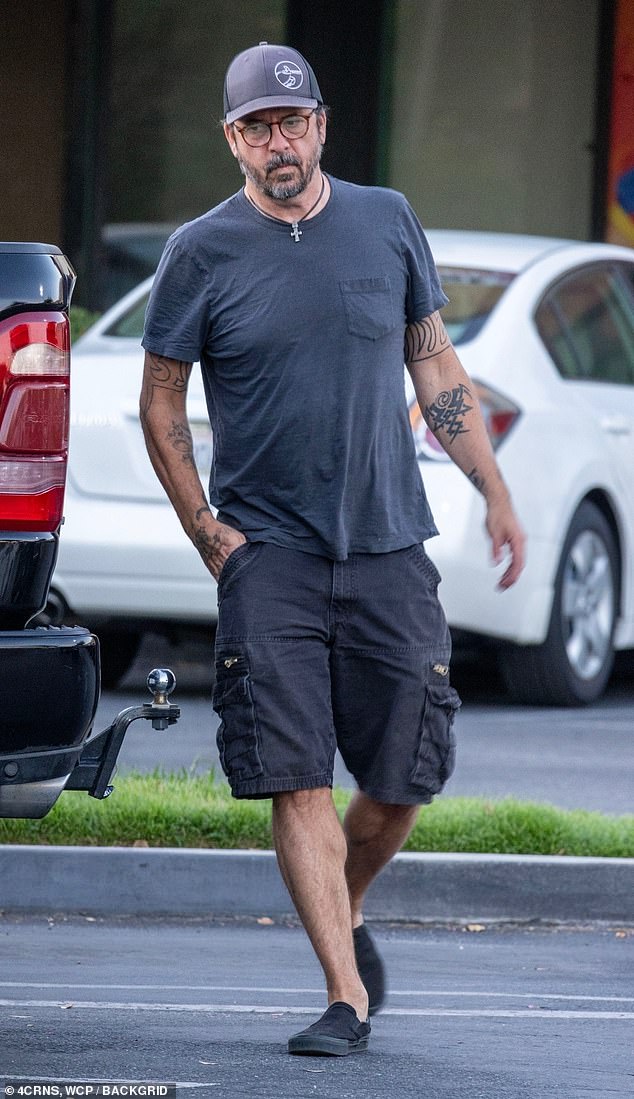 Dave Grohl, 55, was pictured shopping for Halloween decorations in his first sighting since revealing he fathered a secret love child outside his marriage