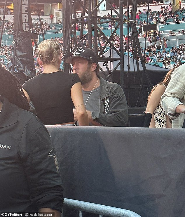 Dave Portnoy attended Taylor Swift's concert in Miami on Saturday evening