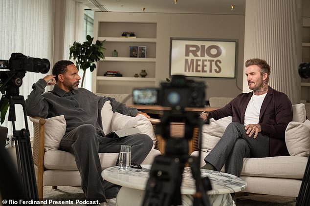 David Beckham appeared on the Rio Ferdinand Presents podcast to discuss his career outside of football with his former teammate