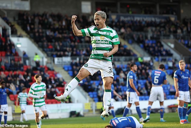 Striker Daizen Maeda has already scored six goals for Celtic this season