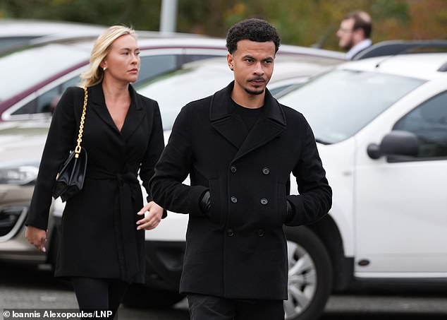 Dele Alli and Dean Henderson lead mourners at George Baldocks