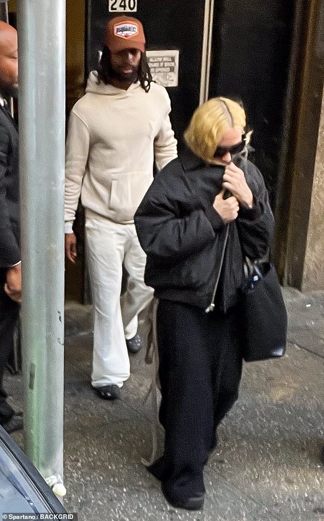 Madonna spent time at a Kabbalah center with boyfriend Akeem Morris in New York City this weekend