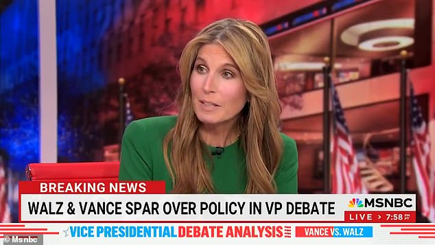 MSNBC host Nicole Wallace accused Republican VP candidate JD Vance of