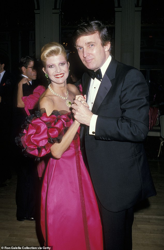 Republican presidential candidate Donald Trump (pictured, right) has criticized the makers of the biopic The Apprentice after reports resurfaced that he violently sexually abused his ex-wife Ivana (pictured, left).