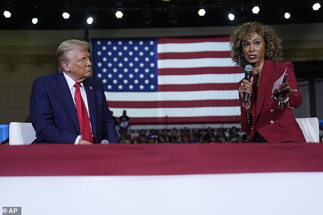 Donald Trump called town hall moderator and former ESPN host Sage Steele the wrong name