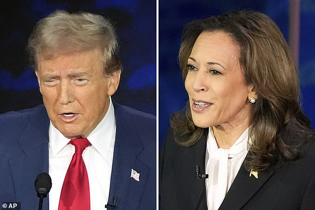 Former President Donald Trump has his widest lead yet over Vice President Kamala Harris in our DailyMail.com/JL Partners election model, updated twice a week