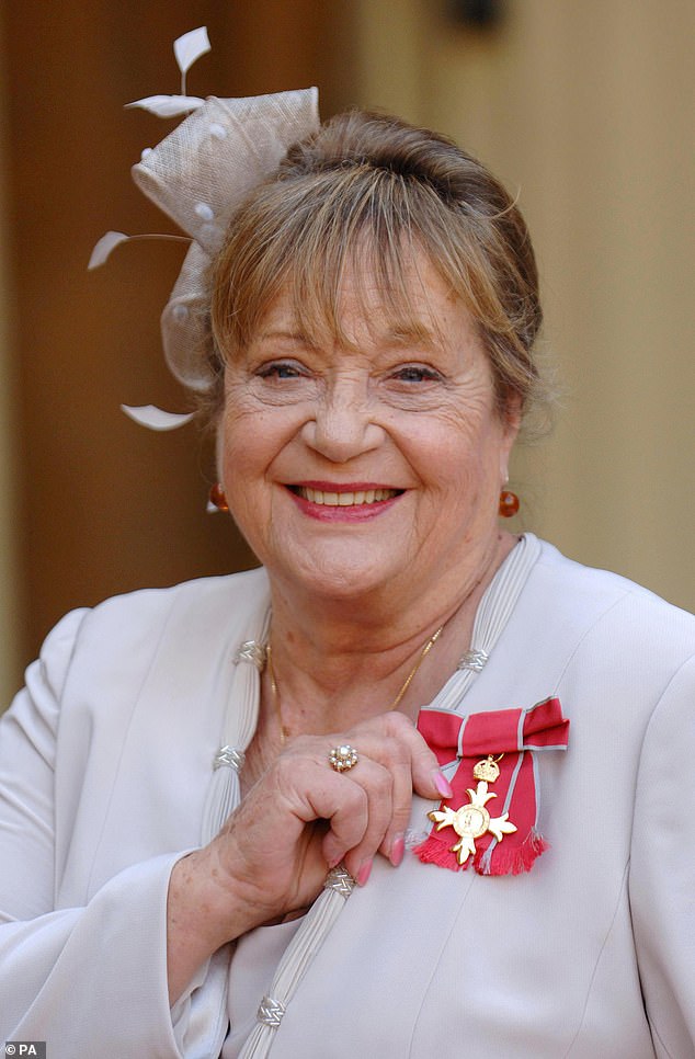 EastEnders star Sylvia Syms left a whopping £1.43million in her will when she died aged 89 in January 2023, it has been revealed (pictured in 2007)