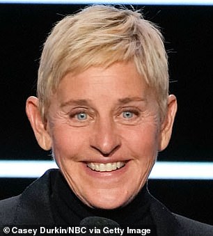 Ellen DeGeneres has decided to forego Botox and fillers; seen in 2023