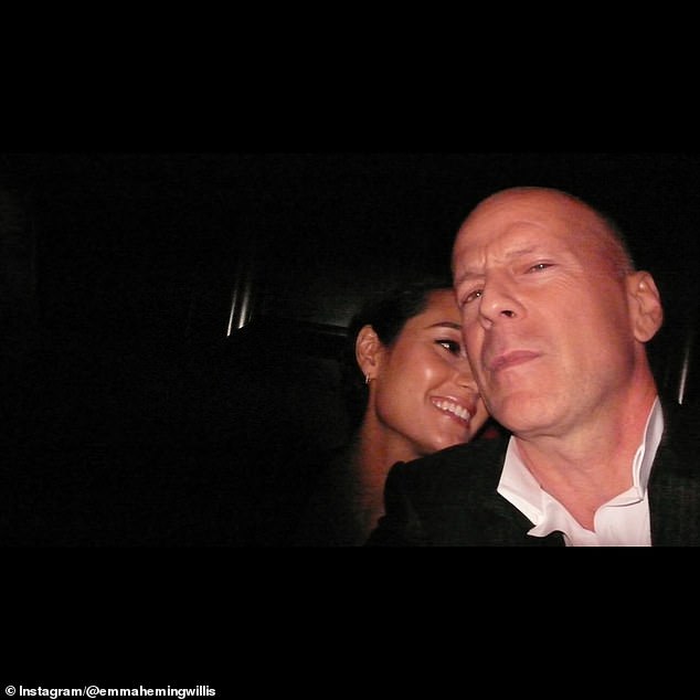 Emma Heming was feeling nostalgic on Thursday as she shared a throwback photo from the early days of her relationship with husband Bruce Willis