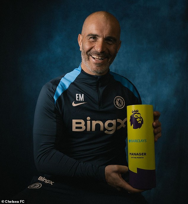 Enzo Maresca becomes the first Chelsea boss to be named Premier League Manager of the Month since 2021 as Cole Palmer wins the player's award for the second time this year