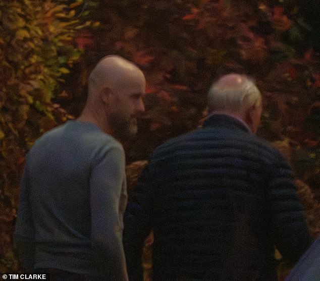 Erik ten Hag has been comforted by his parents in his hometown of Oldenzaal, Netherlands, after being fired by Manchester United. He was seen yesterday with his father Hennie