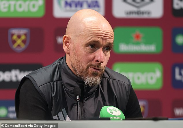 Erik ten Hag denounced the injustice against Manchester United last night after a controversial injury time penalty