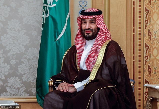 Since taking over as crown prince in 2015, Mohammed Bin Salman (pictured) has overseen at least 1,447 executions and the number of capital punishment cases reached a monthly record of 41 in August.