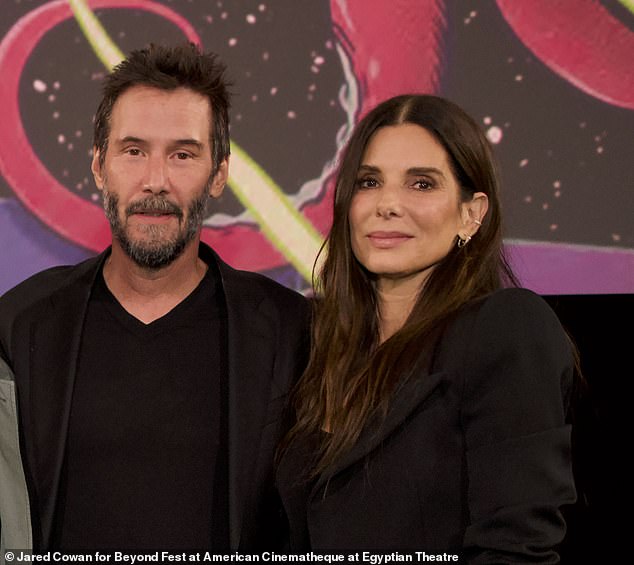 Keanu Reeves and Sandra Bullock reunited Tuesday night and shocked fans with their youthful looks at 60