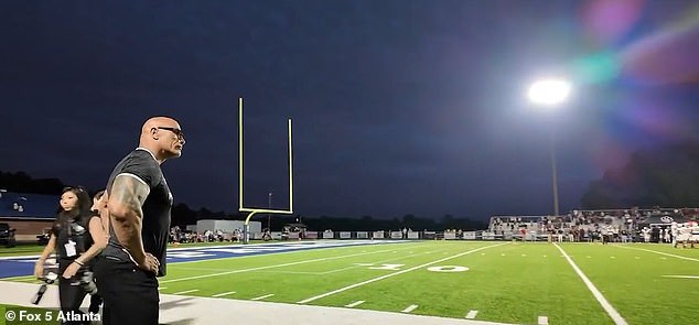 Dwayne 'The Rock' Johnson attended the Apalachee High School football game in Georgia