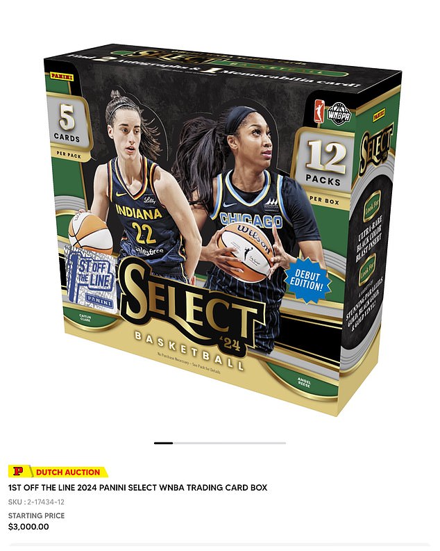 Collectors are furious because Panini has priced its new WNBA box sets at $3,000