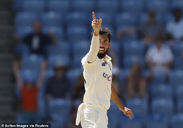 Fast bowler Saqib Mahmood played two Tests for England in the West Indies in March 2022