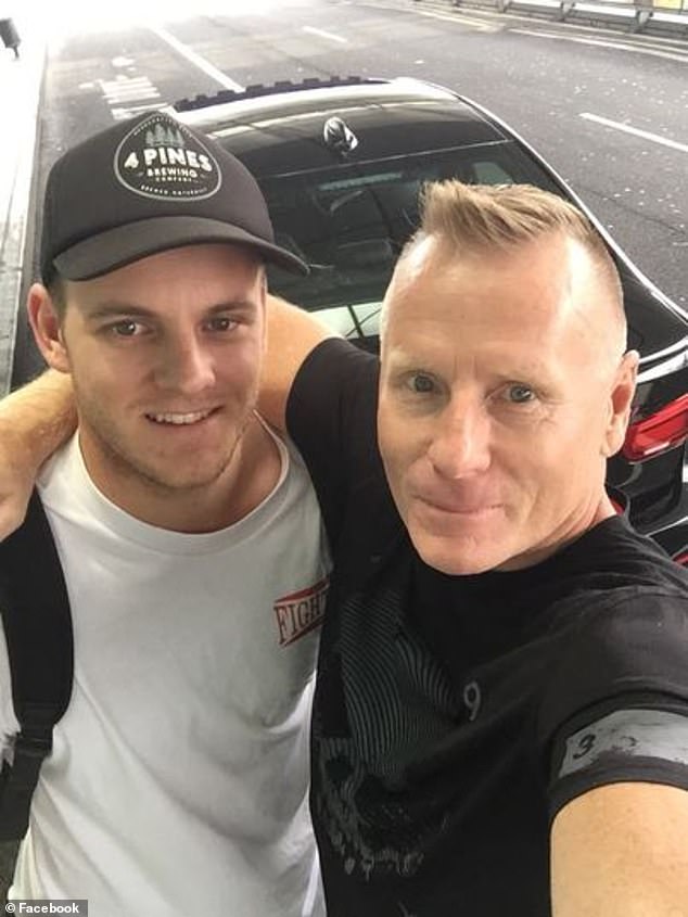 Adam Bray (pictured right) has launched a class action against Transport for NSW over the 2023 Hunter Valley bus crash. Mr Bray is pictured with his son Zach, who died in the crash