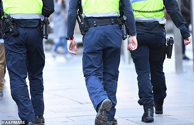 Both alleged occasions took place on Tuesday and Wednesday in front of colleagues from the Victoria Police Academy while the officer was on duty (stock image)