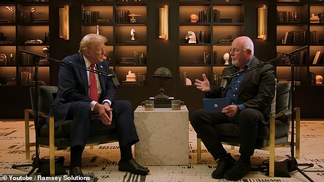 CEO and financial guru Dave Ramsey left an extensive interview with Donald Trump impressed by his plans for the economy should he win back the White House