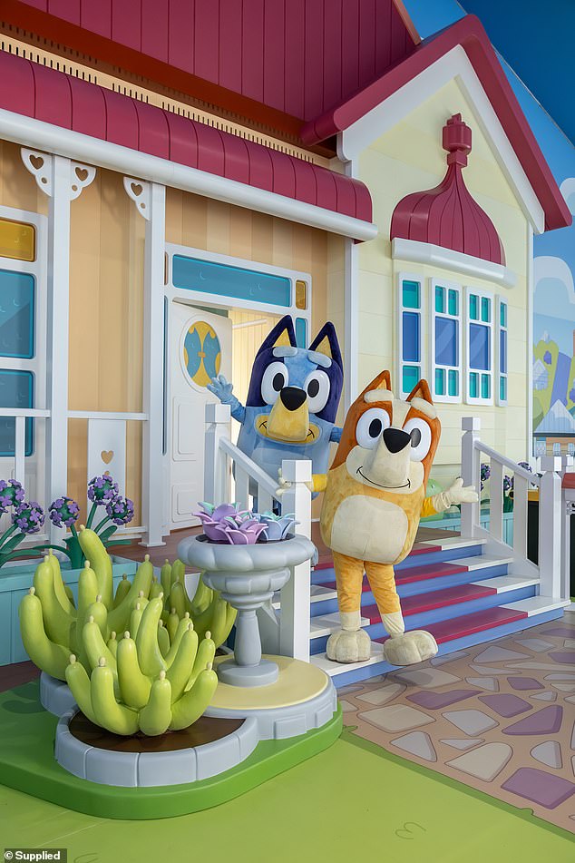 Bluey fans across Australia – and the rest of the world – are eagerly awaiting the opening of Bluey's World Brisbane next month (pictured)