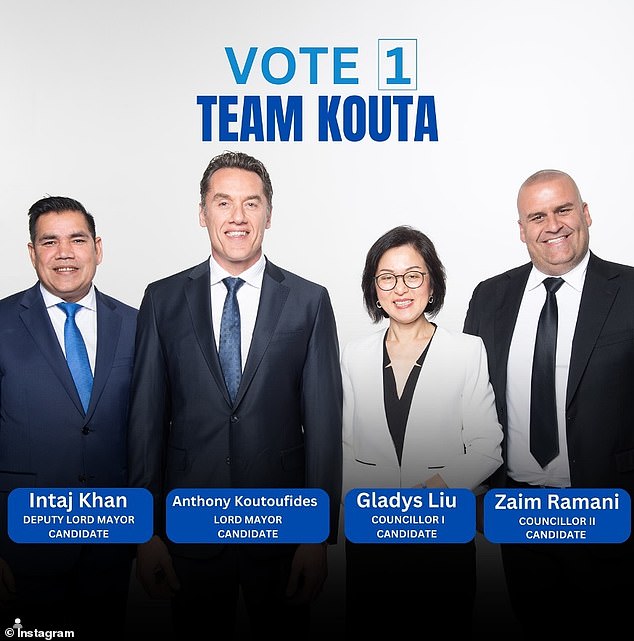 'Kouta' has featured businessman Intaj Khan on his ticket. In 2018, Khan – then a councilor in Melbourne's west – was convicted of eight charges of failing to disclose interests as required by the Local Government Act.