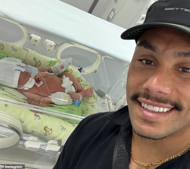 Footy star Jesse Ramien has made a plea to the Australian government for a flight back to Australia from Bali for his newborn baby Teo