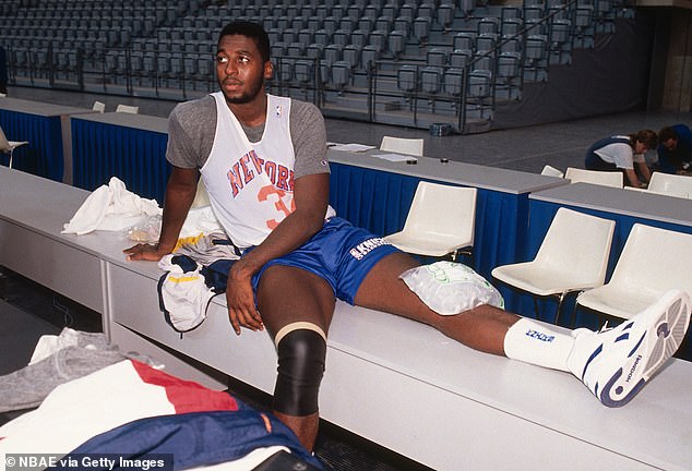 Jerrod Mustaf was selected 17th overall by the Knicks in the 1990 draft out of Maryland