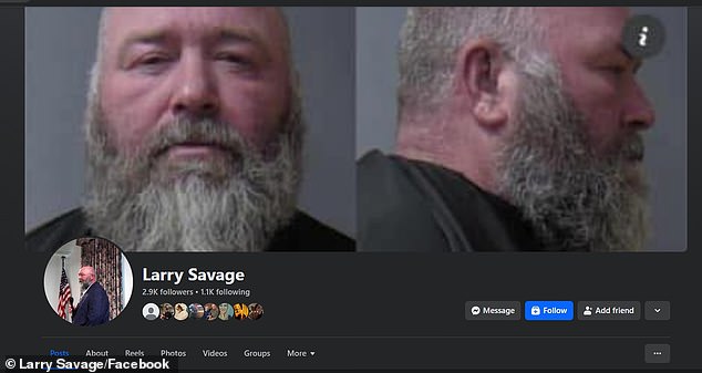 Savage appears to have responded to the arrest on Facebook, where he turned his cover photo into his own mugshot