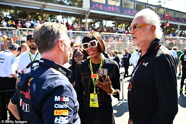 Flavio Briatore (right) has returned to Formula 1 as special advisor to French team Alpine