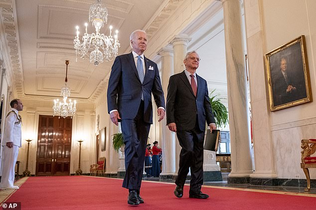 President Joe Biden said he regrets ever deciding to appoint Attorney General Merrick Garland to lead his Justice Department given the many federal prosecutions of his son Hunter.