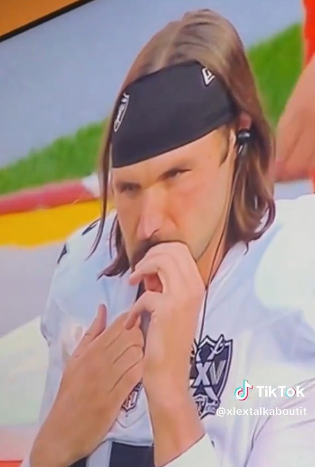 Raiders quarterback Gardner Minshew was caught on camera picking his nose and eating it