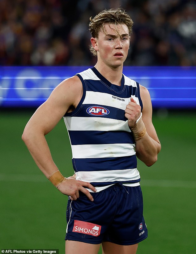 Young Geelong star Tanner Bruhn has been interviewed by police over his knowledge of an alleged sexual assault